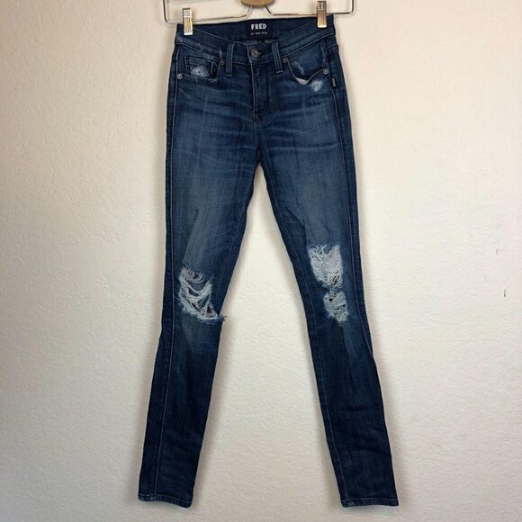 Fred by Fred Segal Skinny Jeans, Distressed - Picture 1 of 6